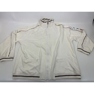 Coogi Sport Track Jacket Men's XL Ivory